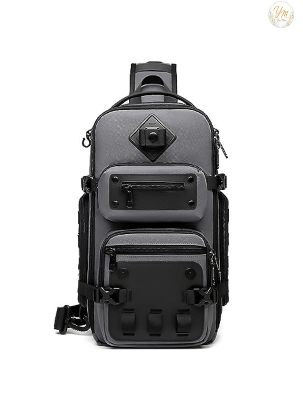 Tactical Sling Bag Crossbody Shoulder Backpack Waterproof Oxford for Travel